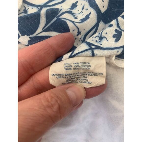 Edme & Esyllte Anthropologie Purple Blue Wrap Skirt Size 2 - Picture 8 of 10